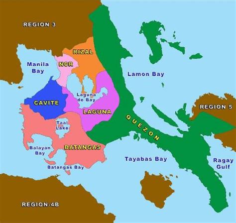 south luzon provinces list|Calabarzon .